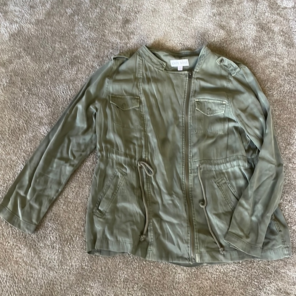 Knox rose zip up utility jacket
